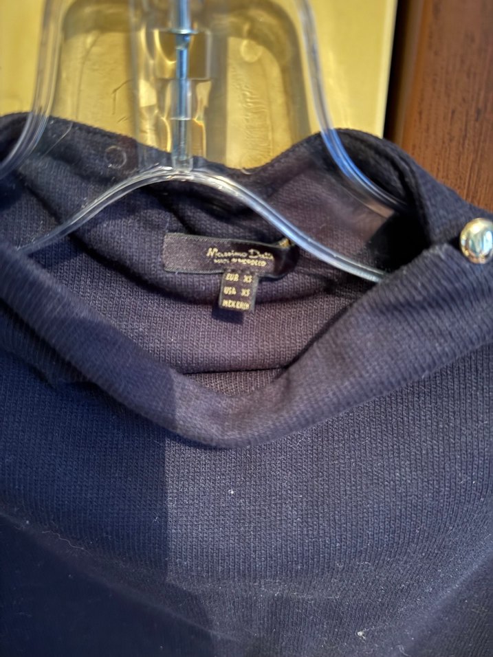 Massimo dutti Siyah Boğazlı Kolsuz Crop Top - Görsel 2