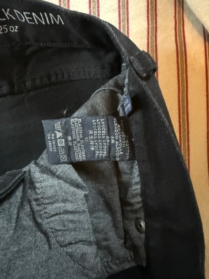 Zegna sport Siyah Erkek Kemerli Regular Fit Jean - Görsel 4