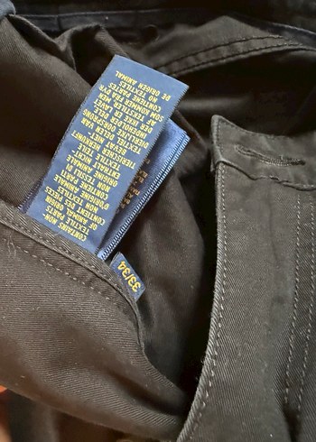 Polo Ralph Lauren Erkek Siyah Denim Midi Pantolon - Görsel 6