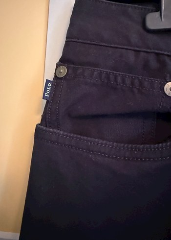 Polo Ralph Lauren Erkek Siyah Denim Midi Pantolon - Görsel 2