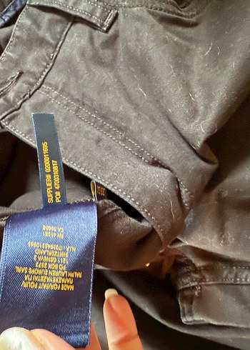 Polo Ralph Lauren Erkek Siyah Denim Midi Pantolon - Görsel 7