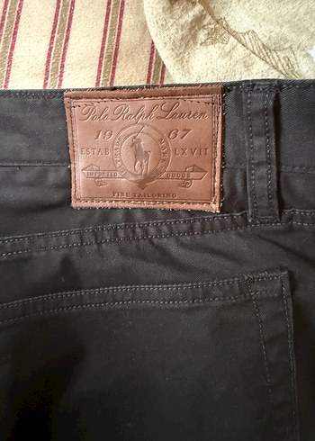 Polo Ralph Lauren Erkek Siyah Denim Midi Pantolon - Görsel 8