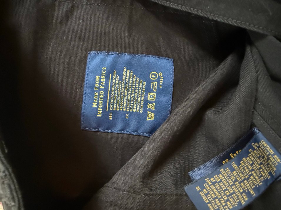 Polo Ralph Lauren Erkek Siyah Denim Midi Pantolon - Görsel 5