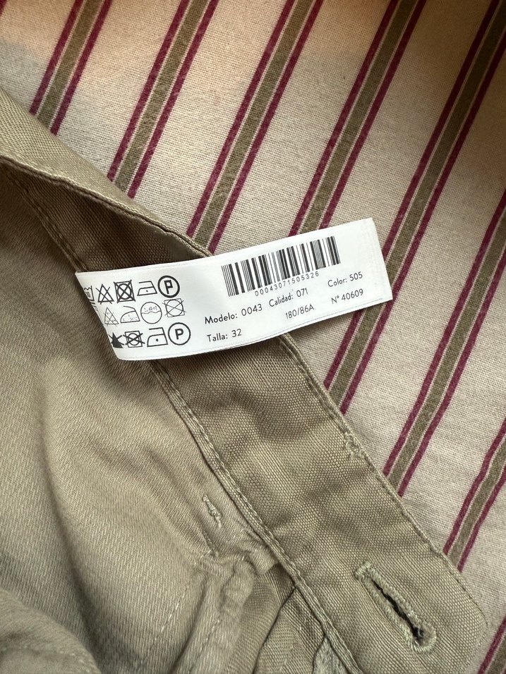 Massimo dutti Bej Rahat Kesim Erkek Keten Pantolon - Görsel 3