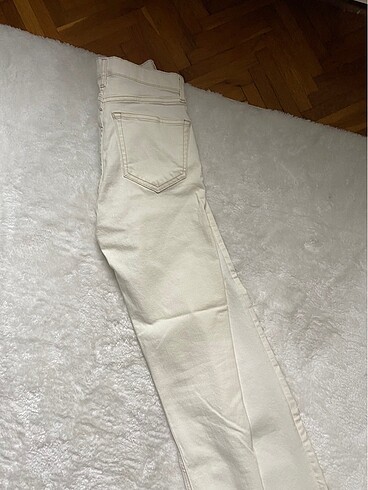 Kırık beyaz skinny pantolon - Görsel 2