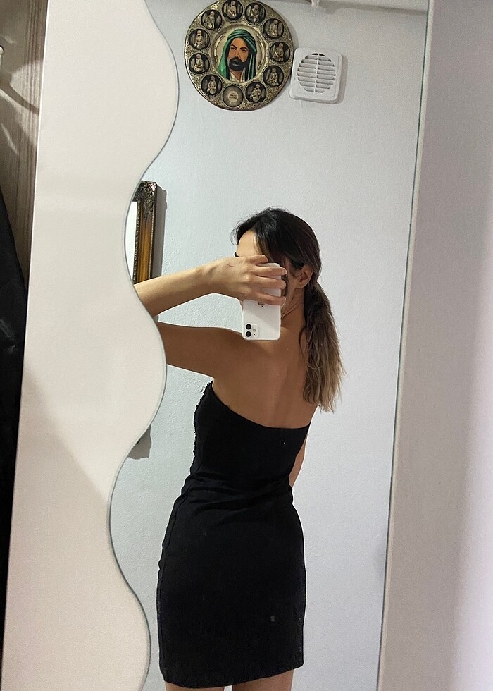 Payetli mini gece elbisesi - Görsel 3