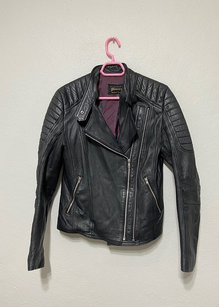 Hakiki deri ceket - Görsel 2