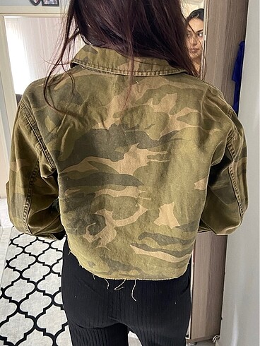 İnce crop ceket - Görsel 5