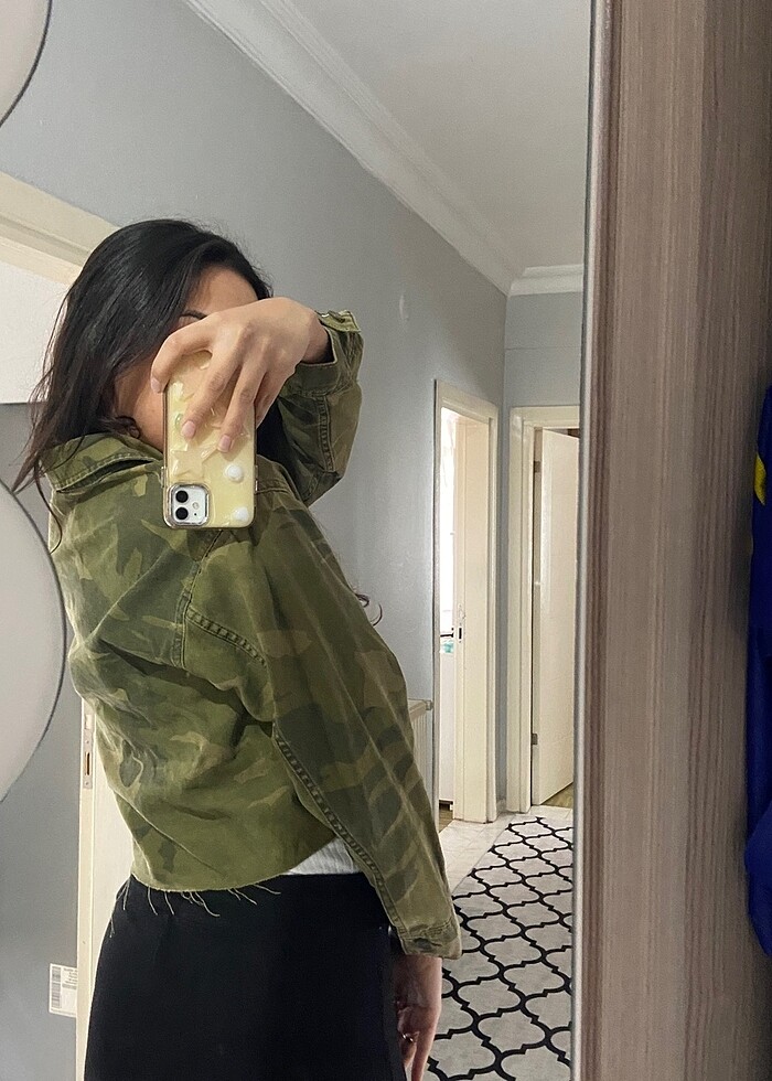 İnce crop ceket - Görsel 2