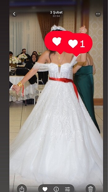 Prenses model  gelinlik - Görsel 2