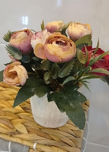Yapay saksılı çiçek - Görsel 5