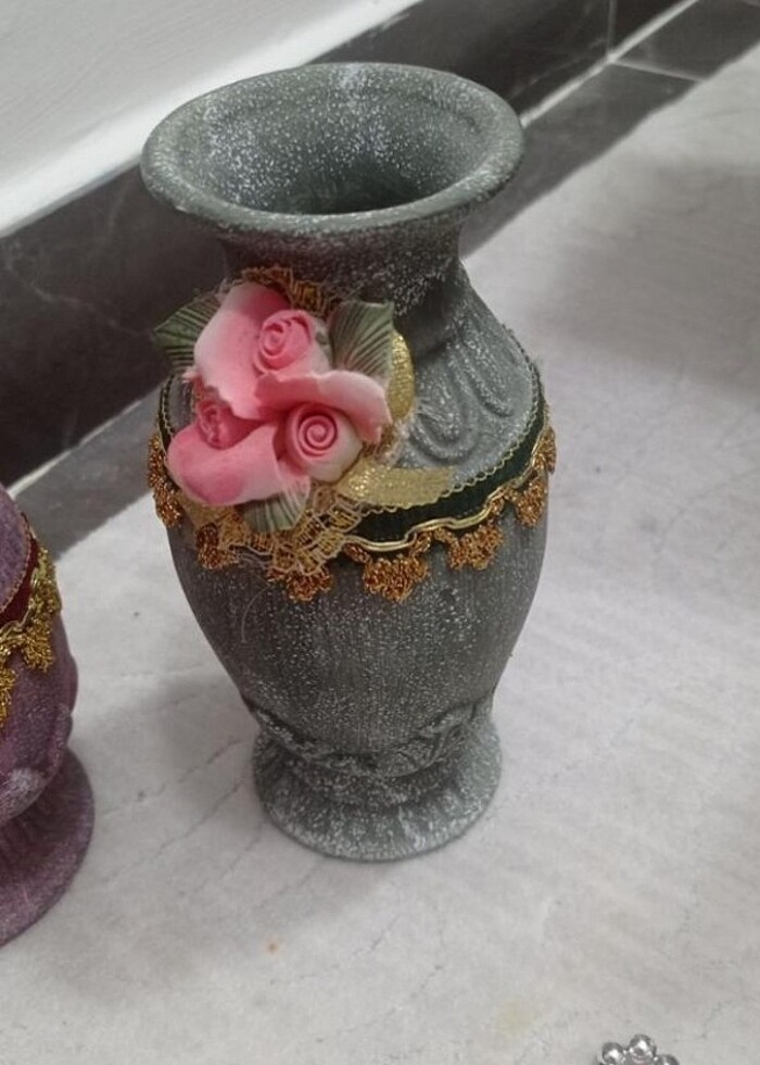 Dekoratif vazo(2 adet)  - Görsel 3