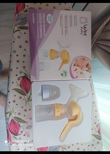 Süt sağma pompası+3 kutu gögüs pedi+bir kutu süt torbası - Görsel 2