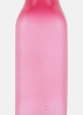 Beden pembe Renk Tupperware eco kare su şişesi