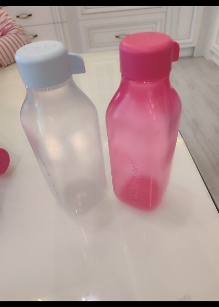 Tupperware eco kare su şişesi - Görsel 2