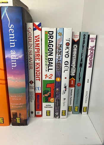 Çeşitli Manga ve Çizgi Roman Seti