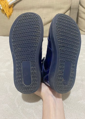 Parlak Mavi Kız Çocuk Spor Ayakkabı - Görsel 3