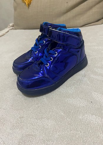 Parlak Mavi Kız Çocuk Spor Ayakkabı - Görsel 2