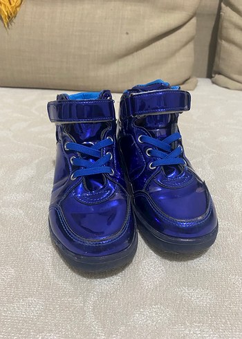 Parlak Mavi Kız Çocuk Spor Ayakkabı - Görsel 6