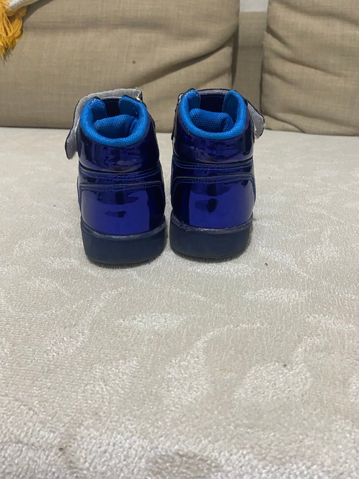 Parlak Mavi Kız Çocuk Spor Ayakkabı - Görsel 5