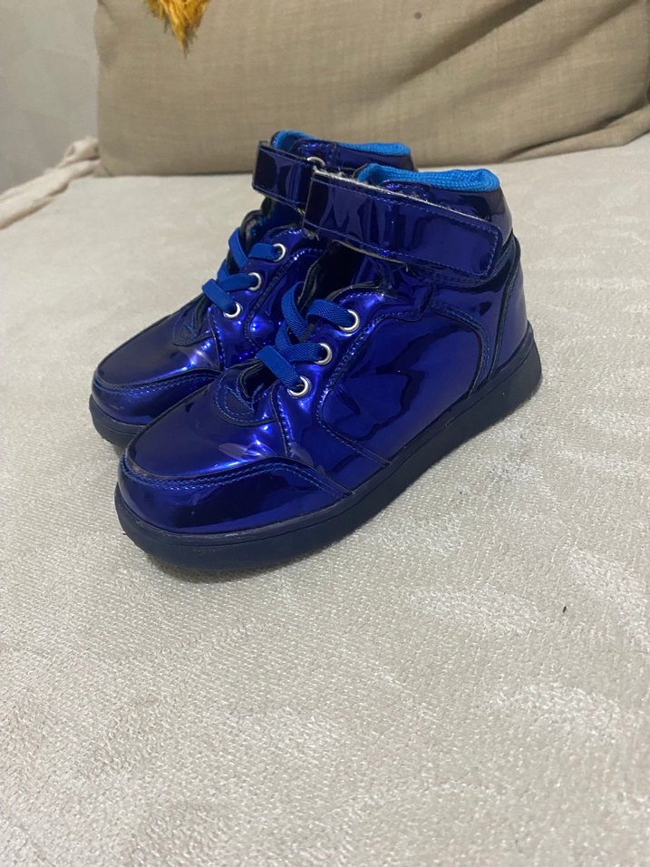 Parlak Mavi Kız Çocuk Spor Ayakkabı - Görsel 2