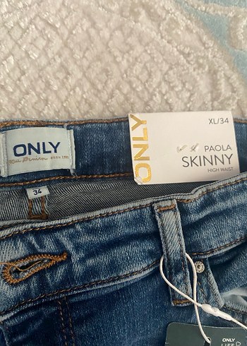 Kadın Mavi Denim Skinny Jean - Görsel 4