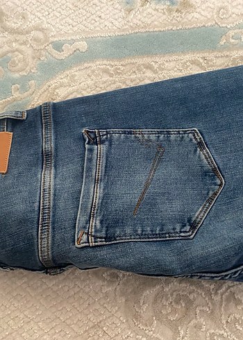 Kadın Mavi Denim Skinny Jean - Görsel 5