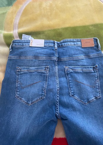 Kadın Mavi Denim Skinny Jean - Görsel 6