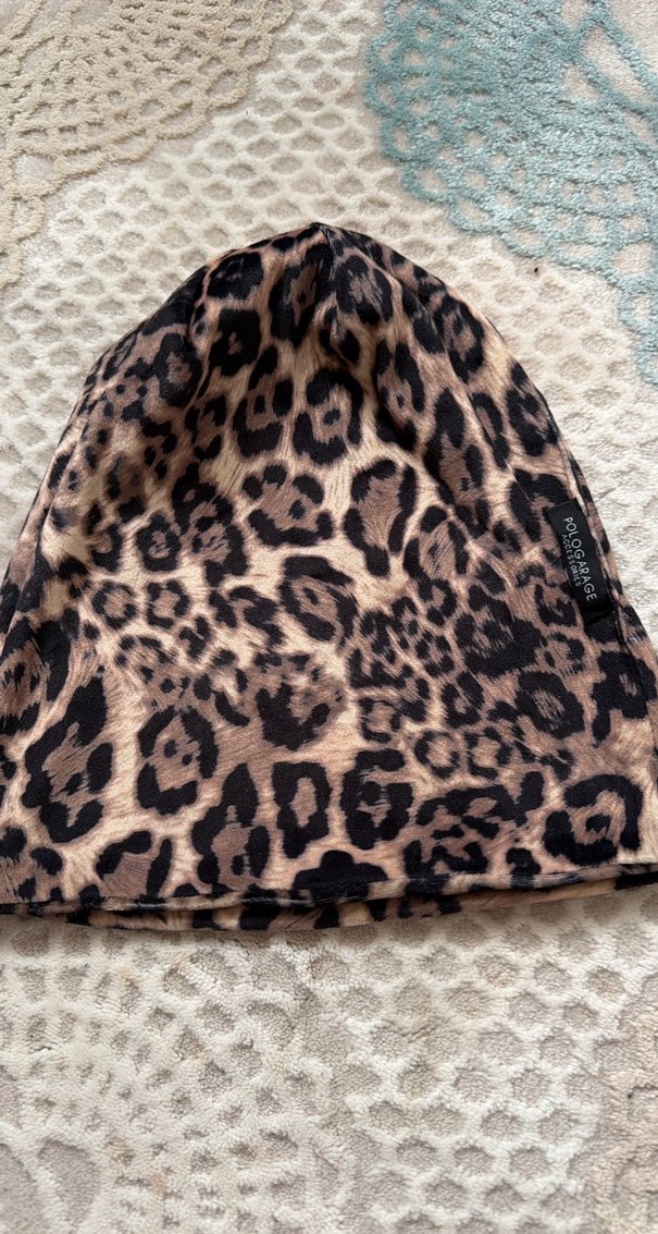 Kahverengi Leopar Desenli  Bere - Görsel 4