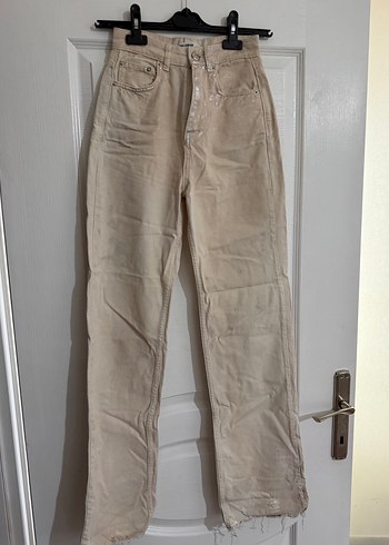 Bej Kadın Pantolon - Görsel 2