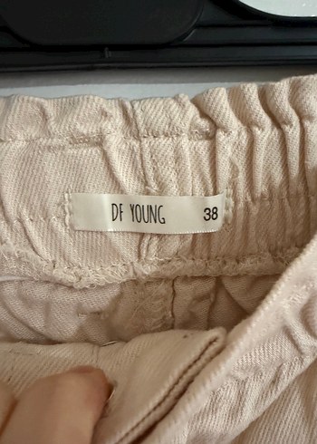 Bej Rahat Kesim Kadın Pantolon - Görsel 5