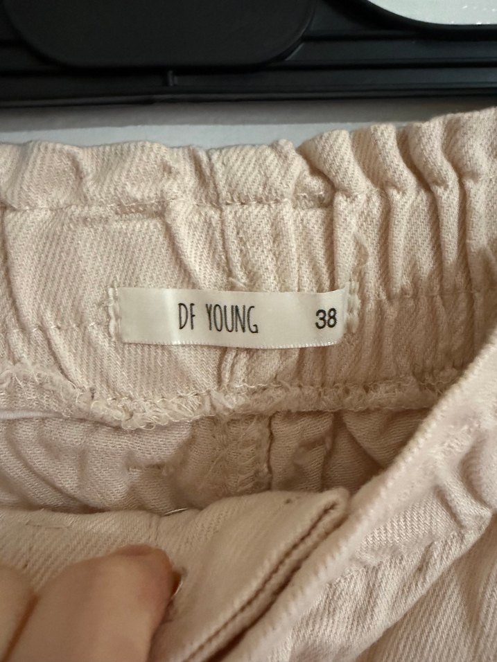 Bej Rahat Kesim  Kadın Pantolon - Görsel 5