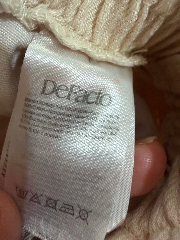 Bej Rahat Kesim  Kadın Pantolon - Görsel 3