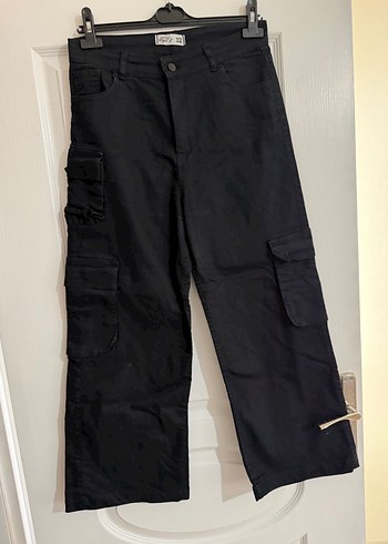 Koyu mavi kargo pantolon - Görsel 2