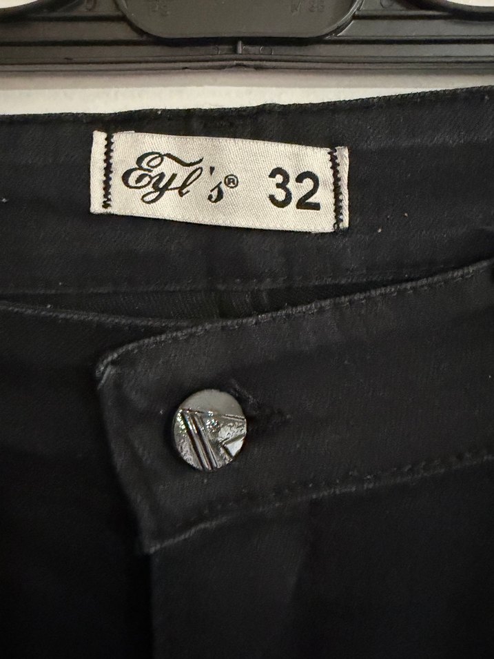 Koyu mavi kargo pantolon - Görsel 3