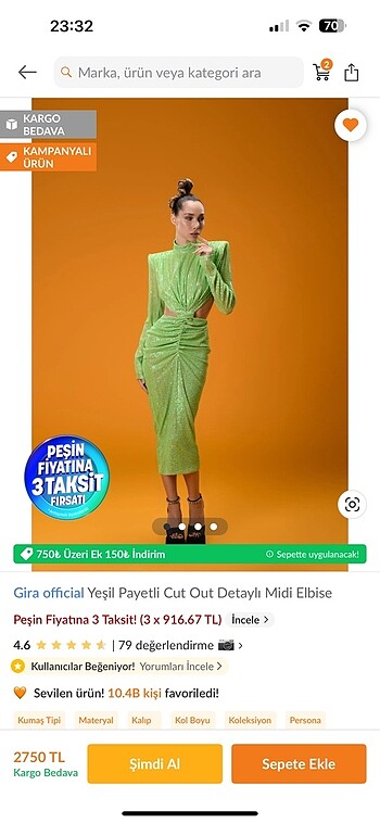 Gira official payet elbise - Görsel 5