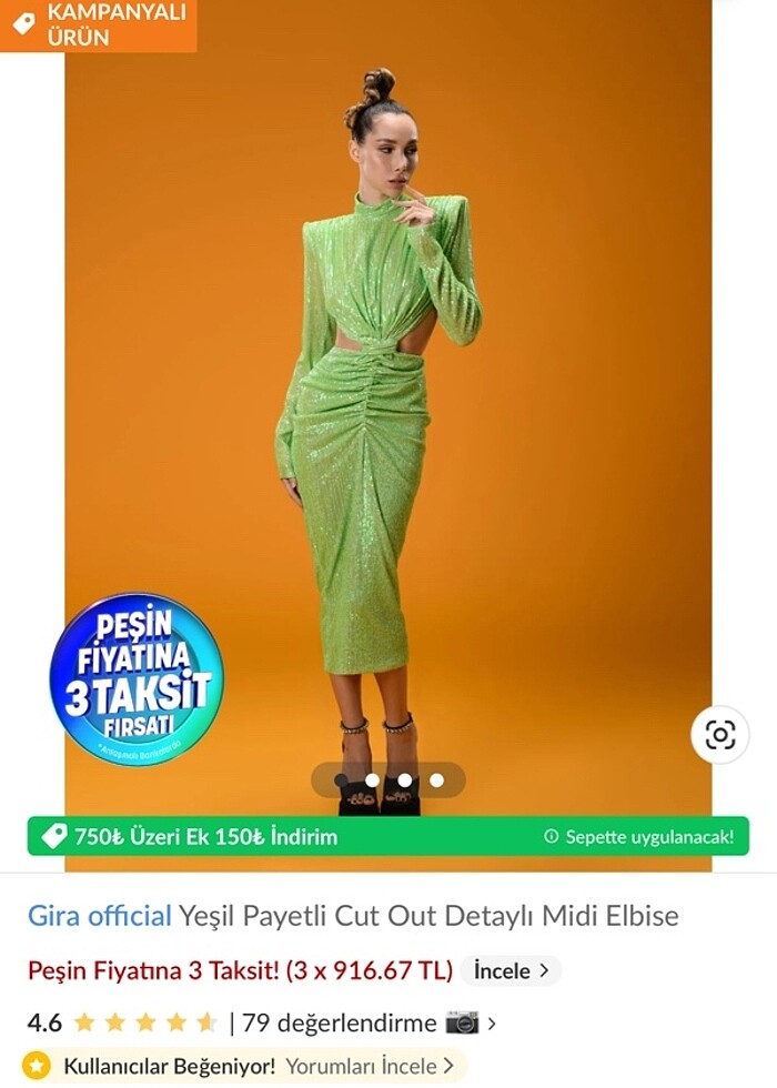 Gira official payet elbise - Görsel 5