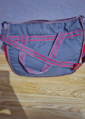 Gri Baskılı Bebek Çantası Seti - Görsel 3