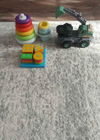 Çok Renkli Ahşap Eğitici Oyuncak Seti - Görsel 2