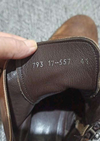 Bağcıklı Kahverengi Deri Erkek Bot41&42 - Görsel 9