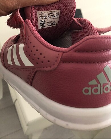 26 Beden Orijinal Adidas 26,5 kız çocuk ayakkabı