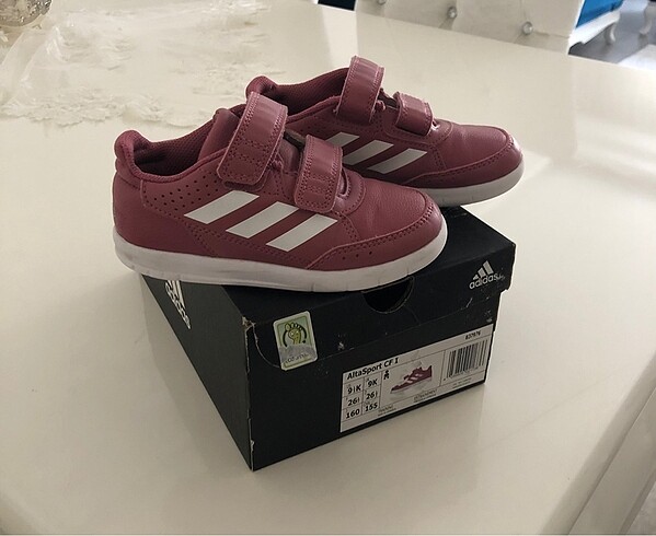 26 Beden pembe Renk Orijinal Adidas 26,5 kız çocuk ayakkabı
