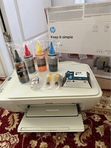 HP DESKJET 2710 YAZICI VE KARTUŞ DOLUM