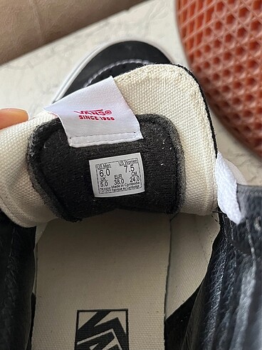 38 Beden siyah Renk Vans SK8-HI Ayakkabı
