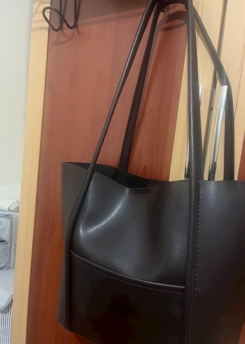 Acı Kahve Deri Minimalist Kadın Çanta