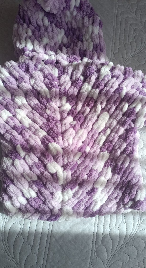 Kapüşonlu Mor Bebek Kız Hırka - Görsel 4