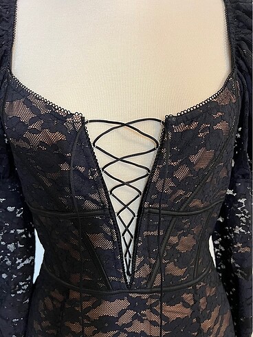 Diğer For love and lemons marka alttan çıtçıtlı iç astarı olan gece el