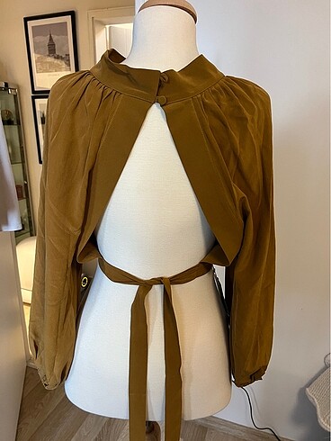 Diğer Saten crop top