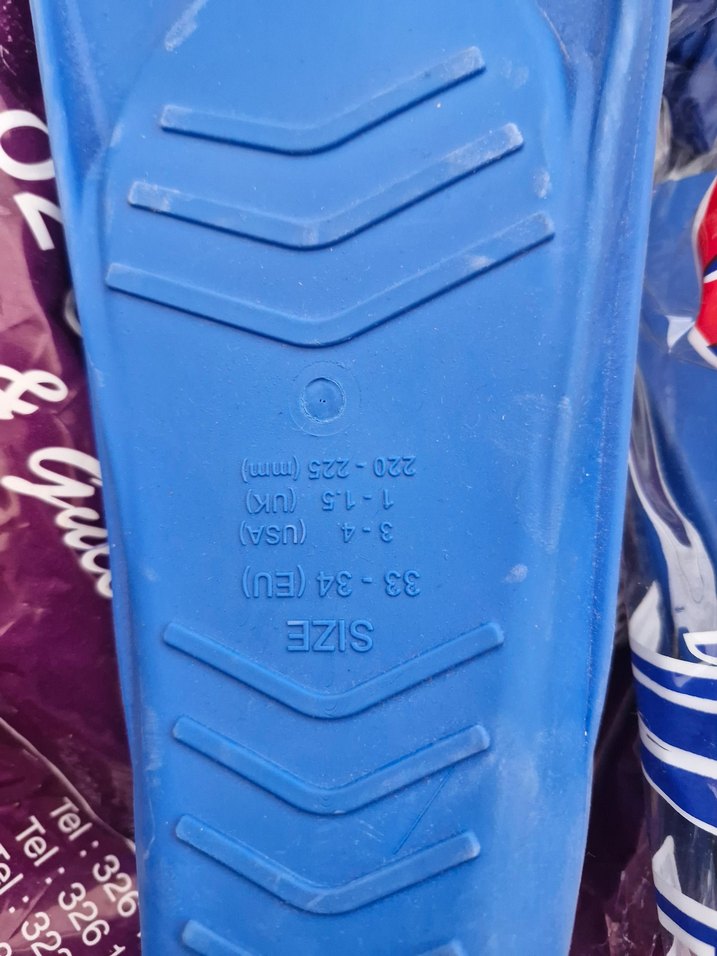 Mavi Erkek Su Ayakkabısı Velcro Bantlı - Görsel 2