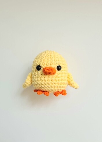 Beden 6 adet minik civciv amigurumi oyuncak 5 cm